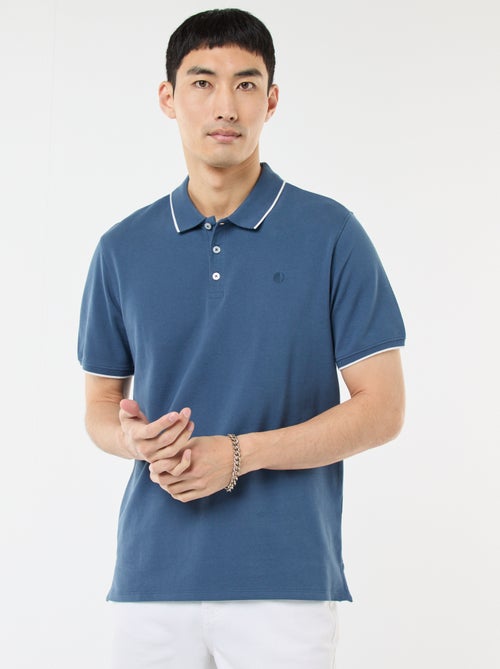 Polo en piqué  de coton - Kiabi