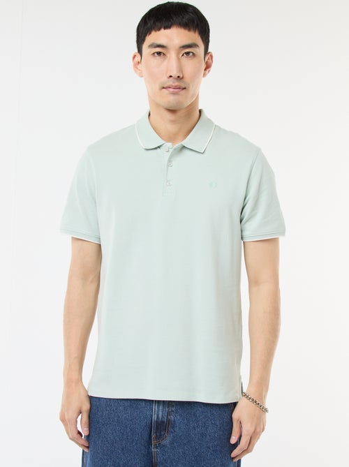 Polo en piqué  de coton - Kiabi