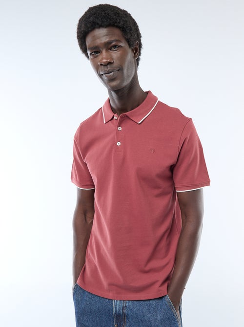 Polo en piqué  de coton - Kiabi