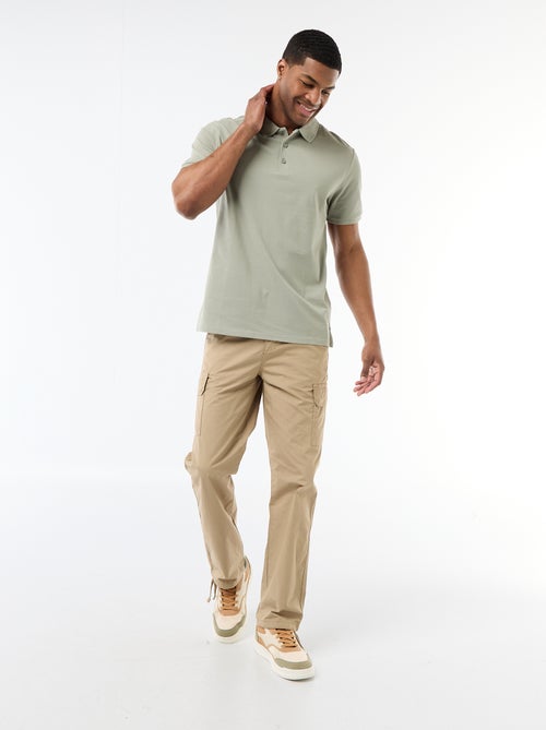 Polo en piqué de coton - Kiabi