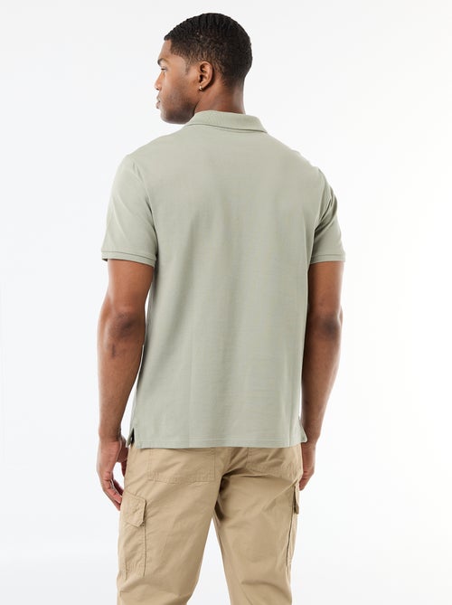 Polo en piqué de coton - Kiabi