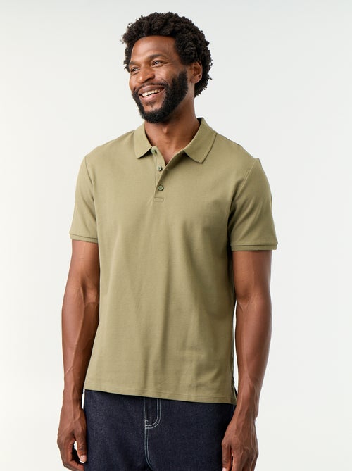 Polo en piqué de coton - Kiabi Polo en piqué de coton - Kiabi