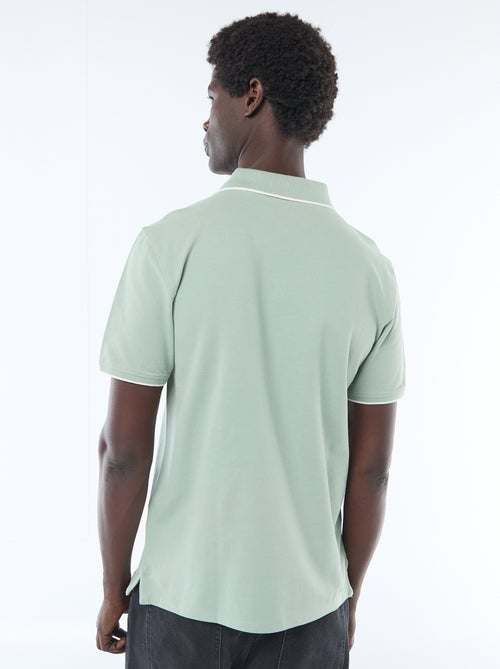 Polo en piqué  de coton - Kiabi