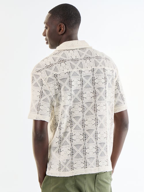 Polo homme en coton à manches courtes - Kiabi