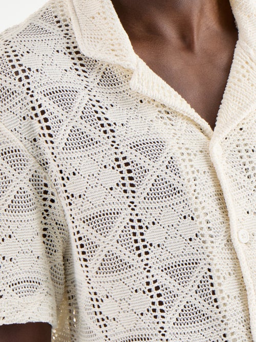Polo homme en coton à manches courtes - Kiabi