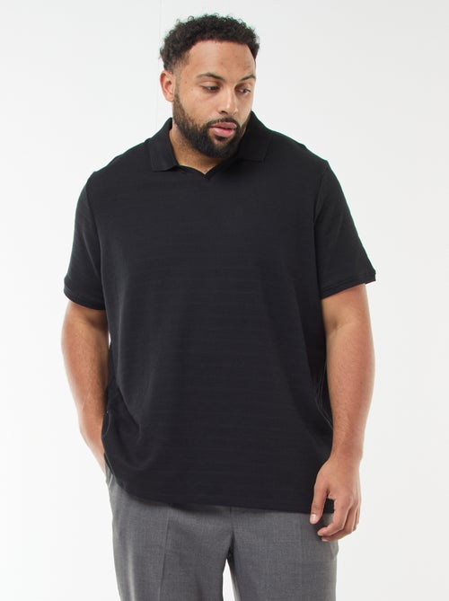 Polo in cotone stretch a maniche corte - Kiabi
