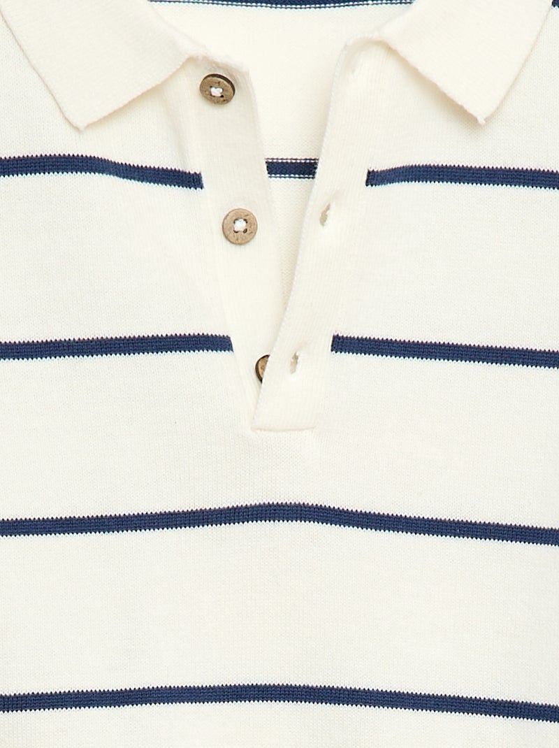 Polo in maglia Beige - Kiabi