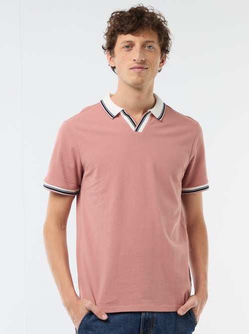 Polo in piqué di cotone a maniche corte - Kiabi
