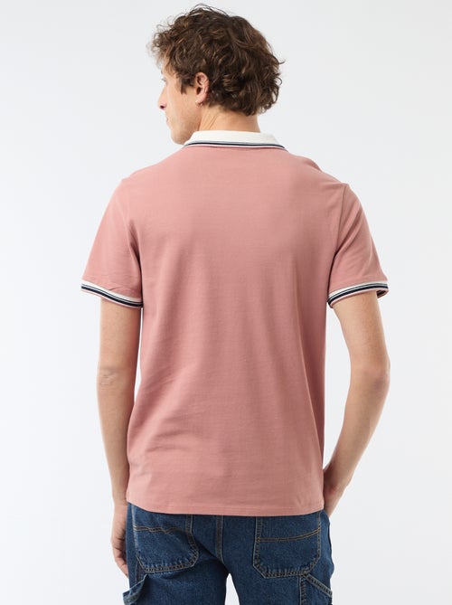 Polo in piqué di cotone a maniche corte - Kiabi