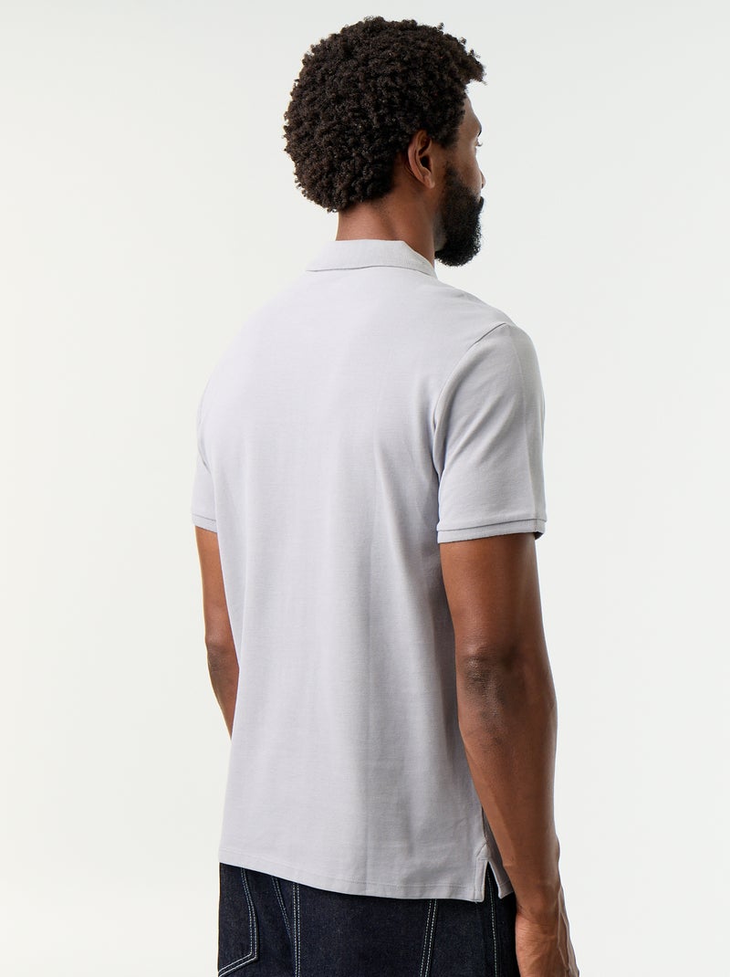 Polo in piqué di cotone Blu - Kiabi