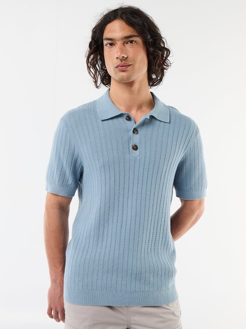 Polo in Strick-Optik - Kiabi