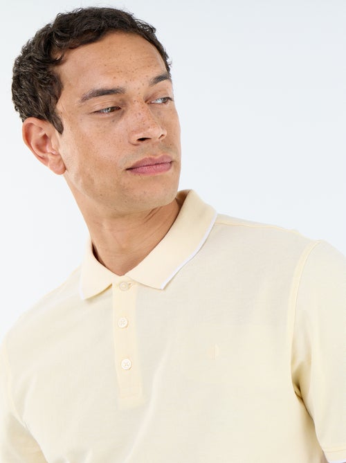 Polo mit Stickerei auf der Brust - Kiabi