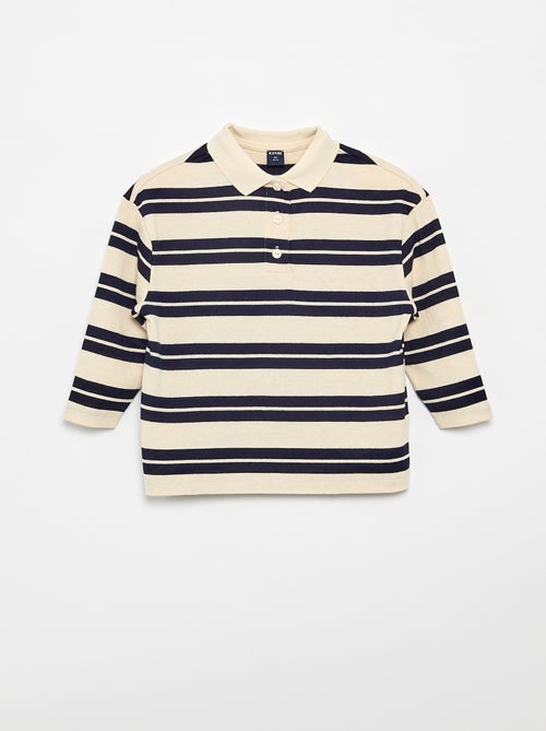 Polo oversize a righe - Kiabi Polo oversize a righe - Kiabi