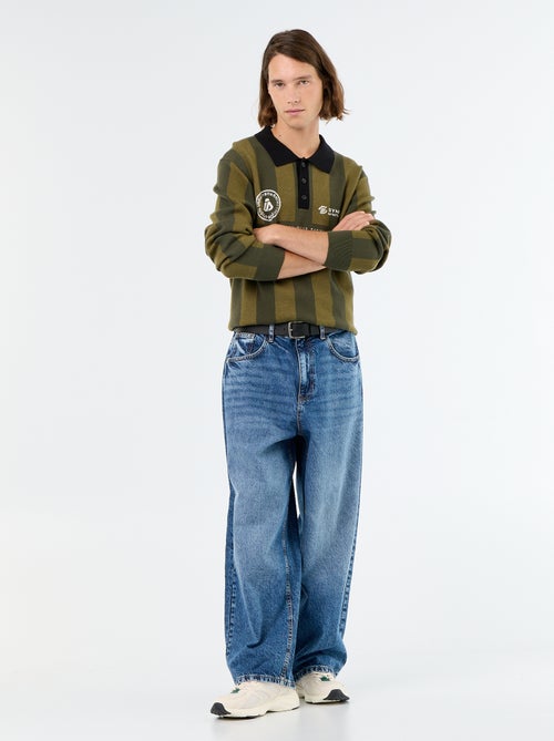 Polo-Pullover mit Print - Kiabi