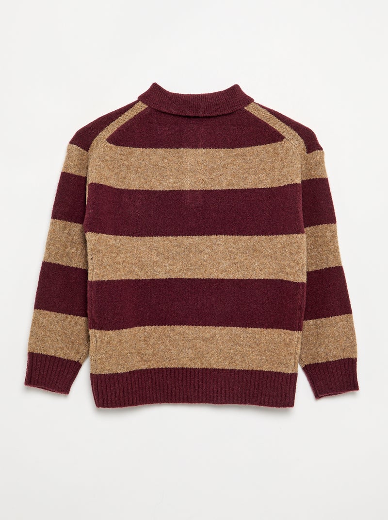 Polo-Pullover Rot - Kiabi