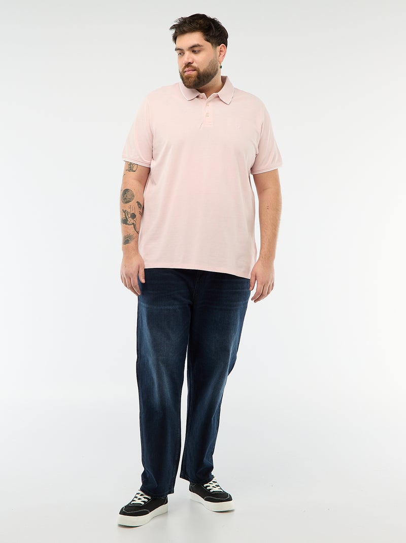 Polo Regular Fit Rosa - Kiabi