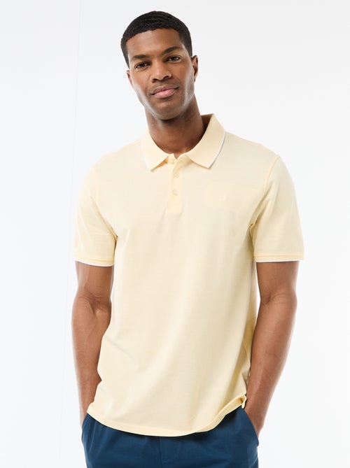Polo Shirt with Chest Embroidery - Kiabi
