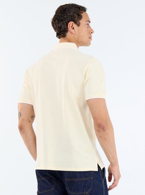 Polo shirt with chest embroidery - Kiabi