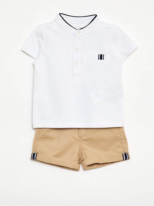 Polo & Shorts Set - 2 Pieces - Kiabi
