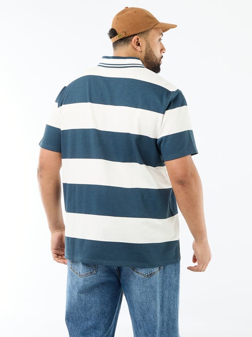 Polo style rugby à manches courtes - Kiabi