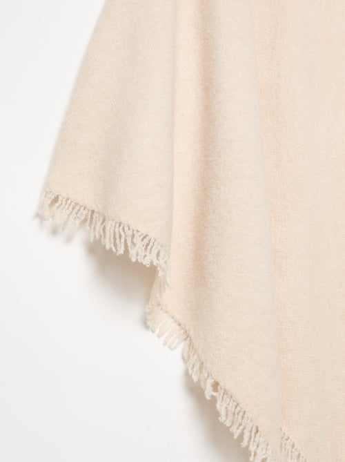 Poncho aperto a tinta unita - Kiabi