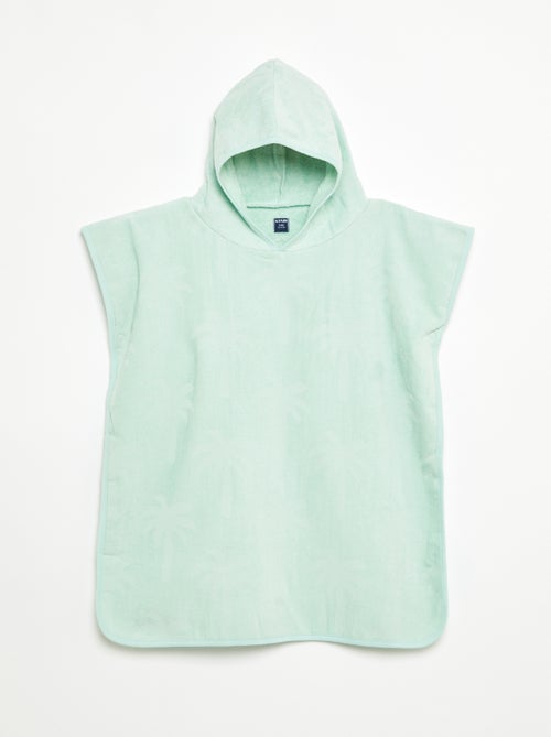 Poncho da bagno tinta unita con cappuccio - Kiabi