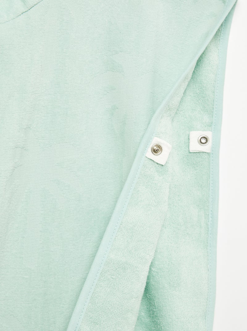 Poncho da bagno tinta unita con cappuccio Blu - Kiabi