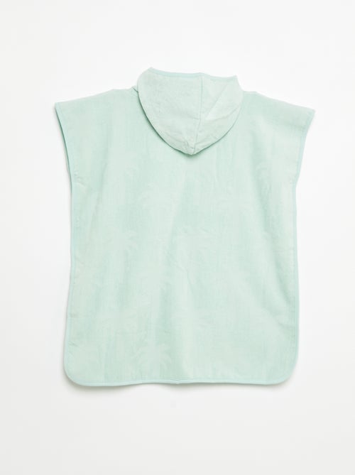 Poncho da bagno tinta unita con cappuccio - Kiabi