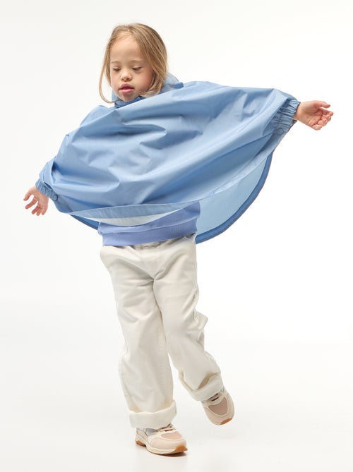Poncho mixte à capuche - collection facile à enfiler - Kiabi