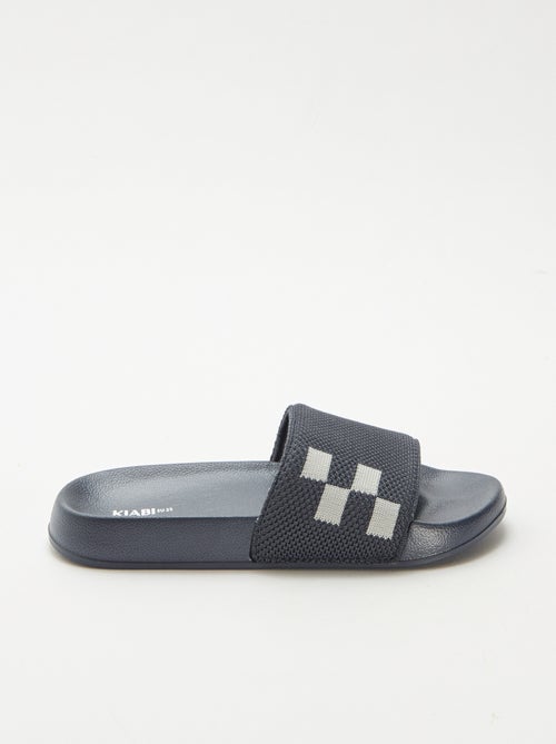 Pool-Pantoletten mit Mesh-Riemen - Kiabi