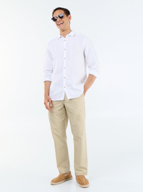 Poplin City Trousers - Kiabi