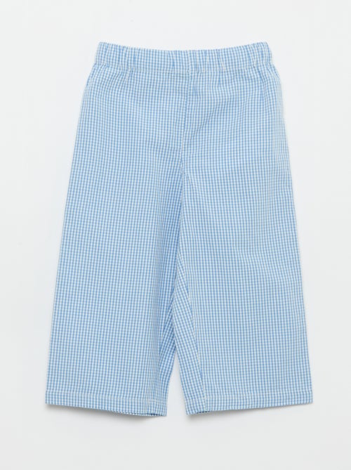 Poplin Pajamas - 2-Piece Set - Kiabi