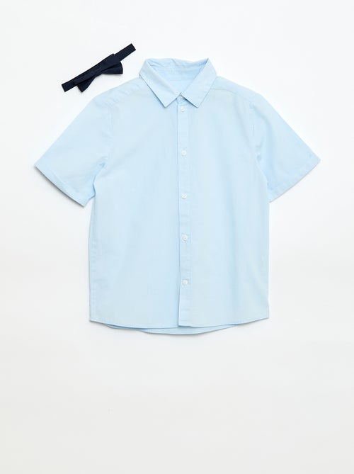 Poplin Shirt with Bow Tie - Kiabi