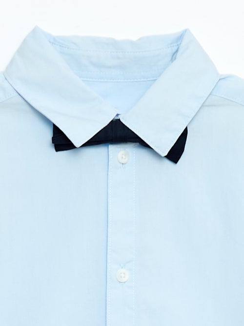 Poplin Shirt with Bow Tie - Kiabi