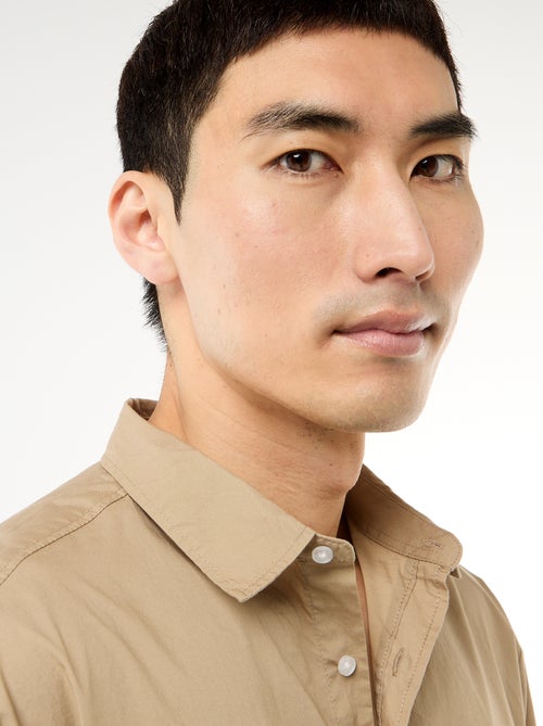 Poplin Short-Sleeved Shirt - Kiabi