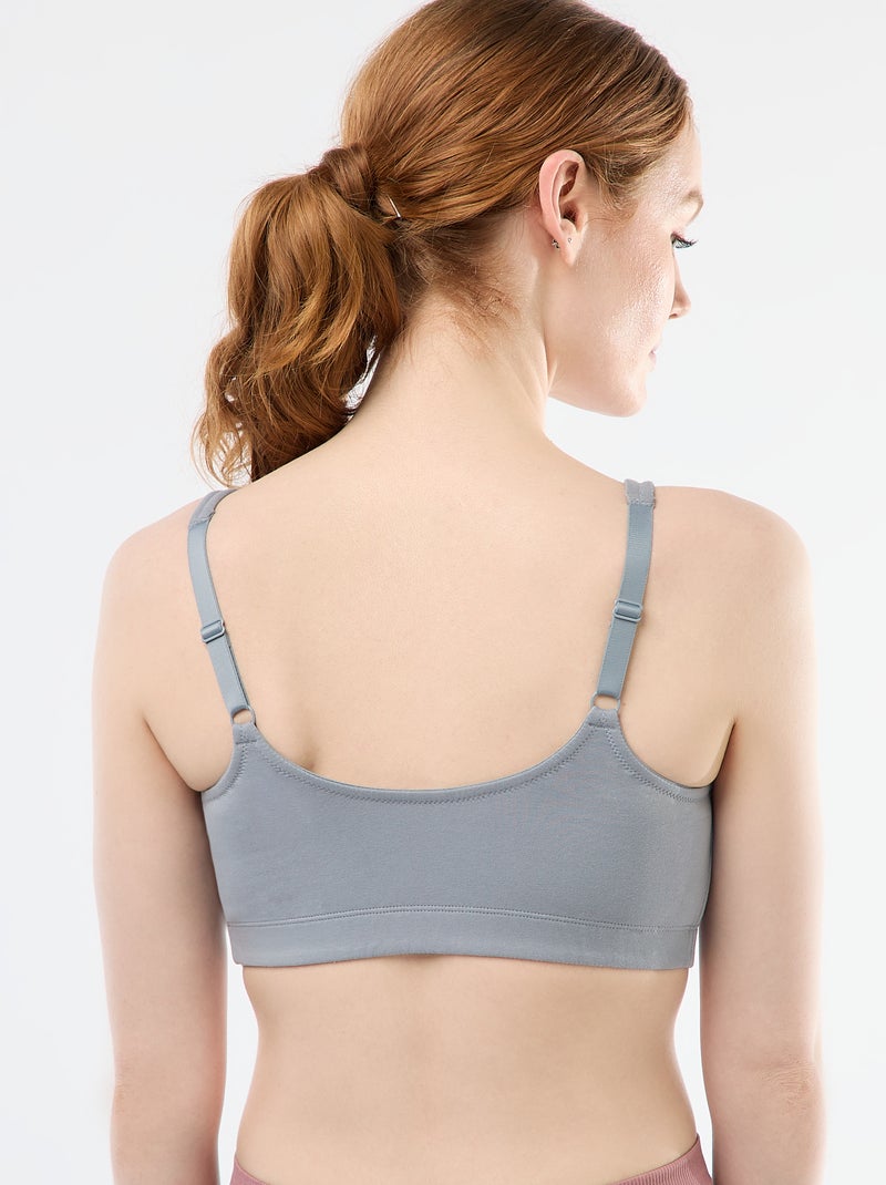 Post-Surgery Bra - Pink October Blue - Kiabi