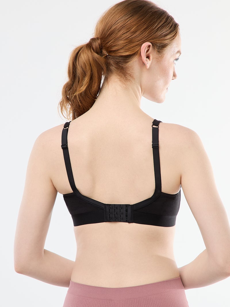 Postoperativer BH - Rosa Oktober Schwarz - Kiabi