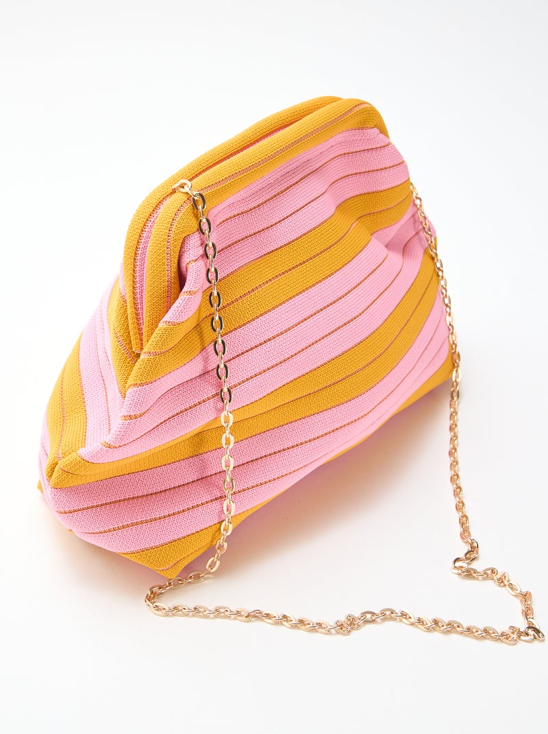 Pouch-shaped crossbody bag Yellow - Kiabi