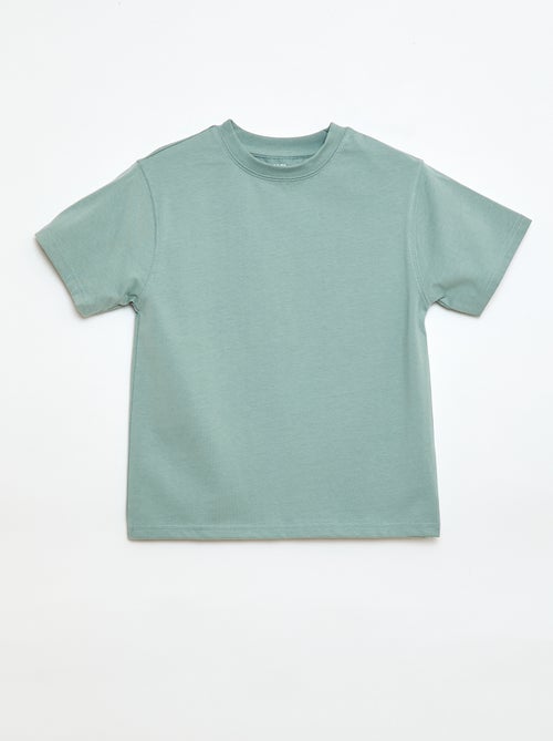Premium-Baumwoll-T-Shirt - Kiabi