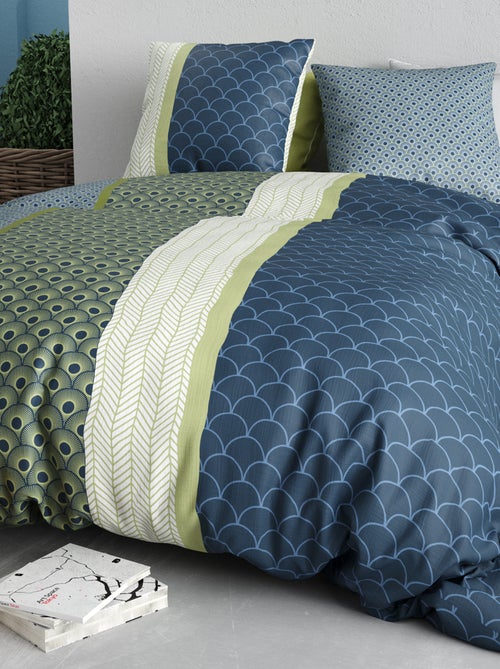Printed Bedding Set Duvet Cover + 2 Pillowcases - Double - Kiabi