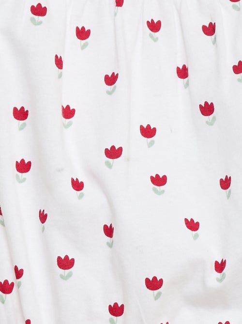 Printed Cotton Romper - Kiabi