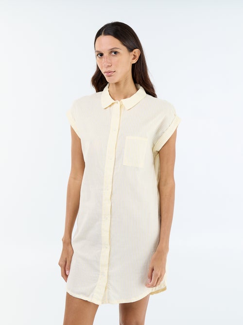 Printed Cotton Voile Nightdress - Kiabi