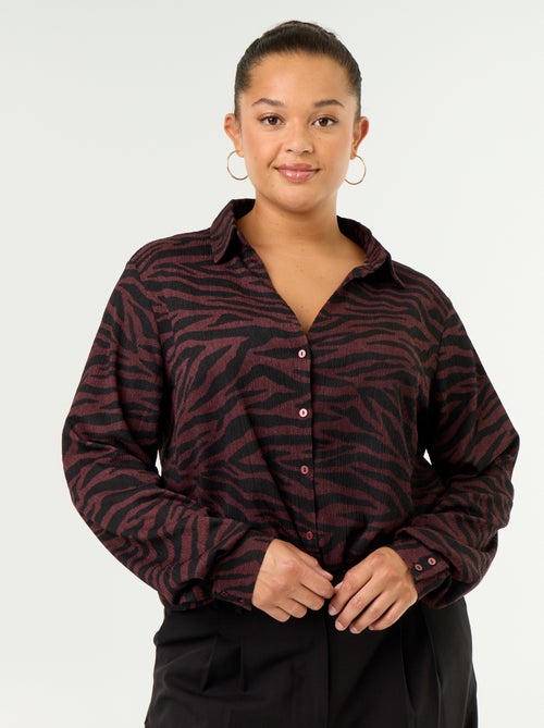 Printed Crêpe Blouse - Kiabi