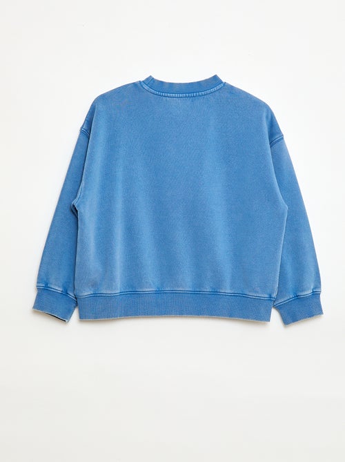Printed Crew Neck Sweatshirt - Kiabi