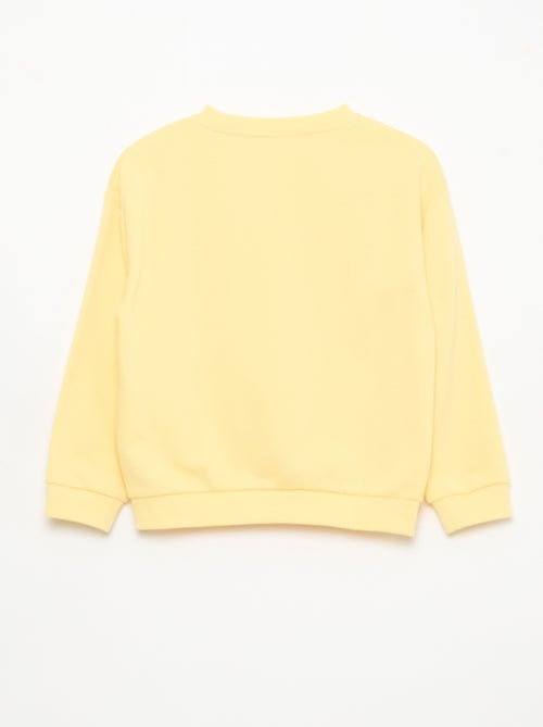 Printed crew neck sweatshirt - Kiabi