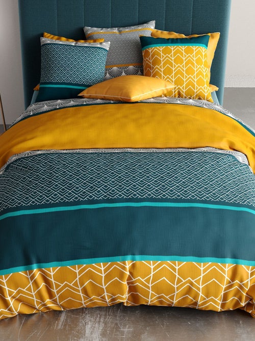 Printed Duvet Cover Set + 2 Pillowcases - Double - Kiabi
