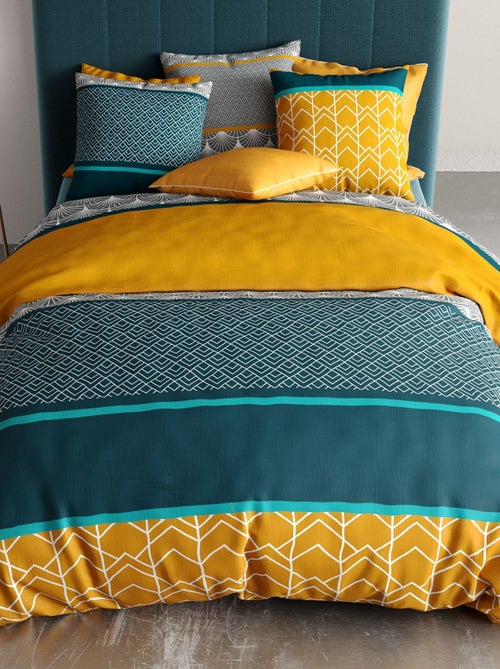 Printed Duvet Cover Set + 2 Pillowcases - Double - Kiabi