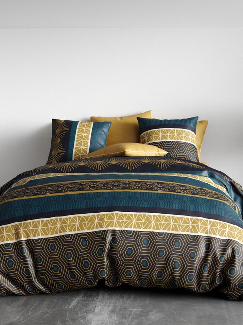 Printed Duvet Cover Set + 2 Pillowcases - Double - Kiabi