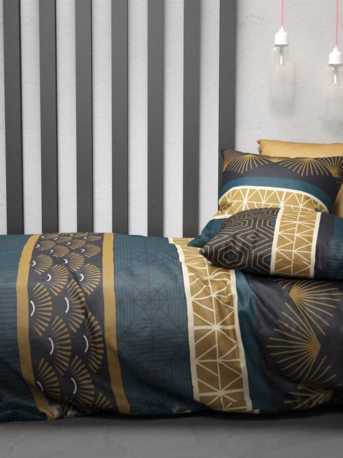 Printed Duvet Cover Set + 2 Pillowcases - Double - Kiabi
