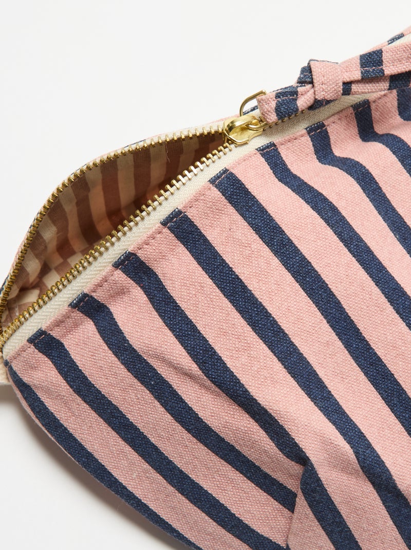 Printed Fabric Belt Bag Pink - Kiabi
